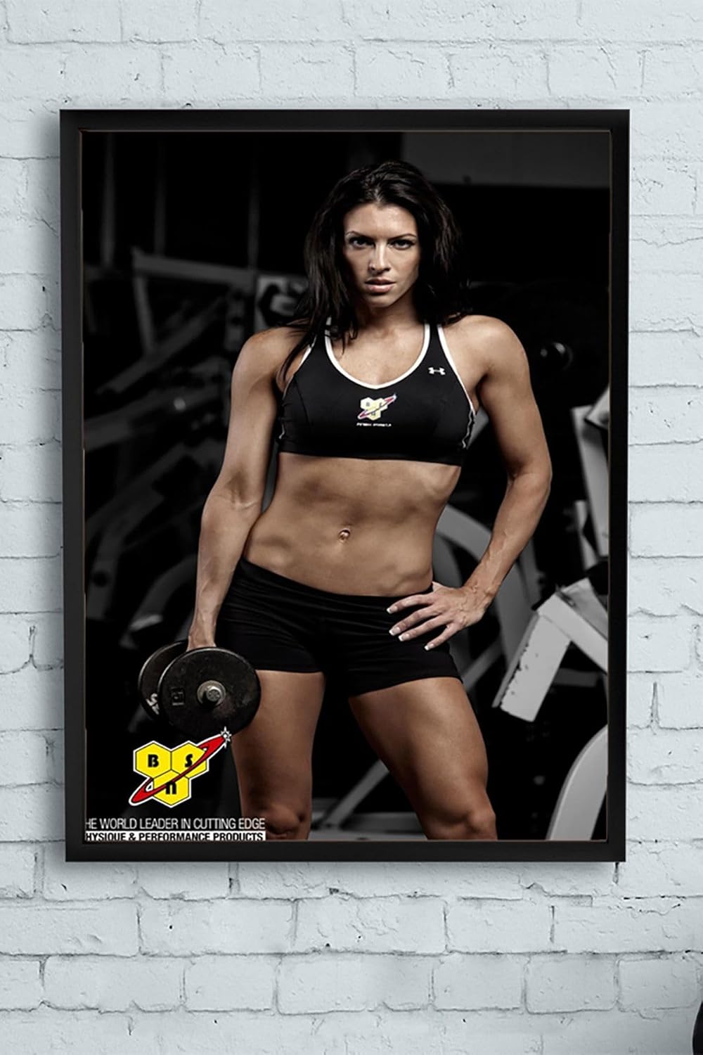 Alternative view of (pster11009) Fitness Vücut Geliştirme Body Building Fitness Çerçeveli Tablo (21x30cm)