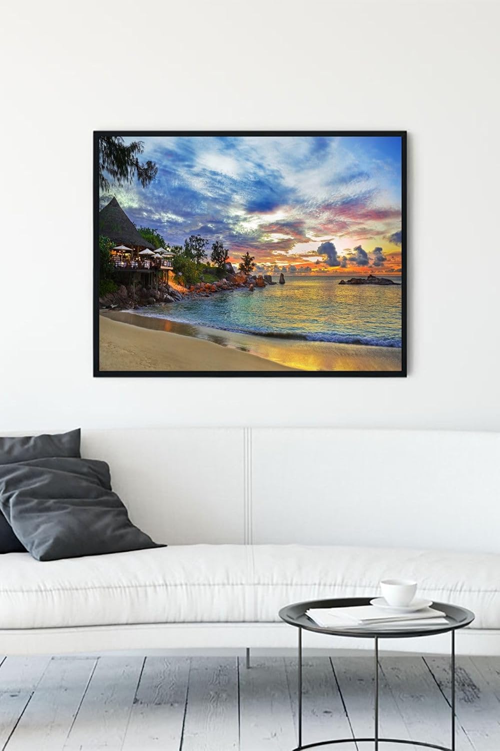 (pster13229) Seyşeller Manzara Çerçeveli Tablo (50x70cm)