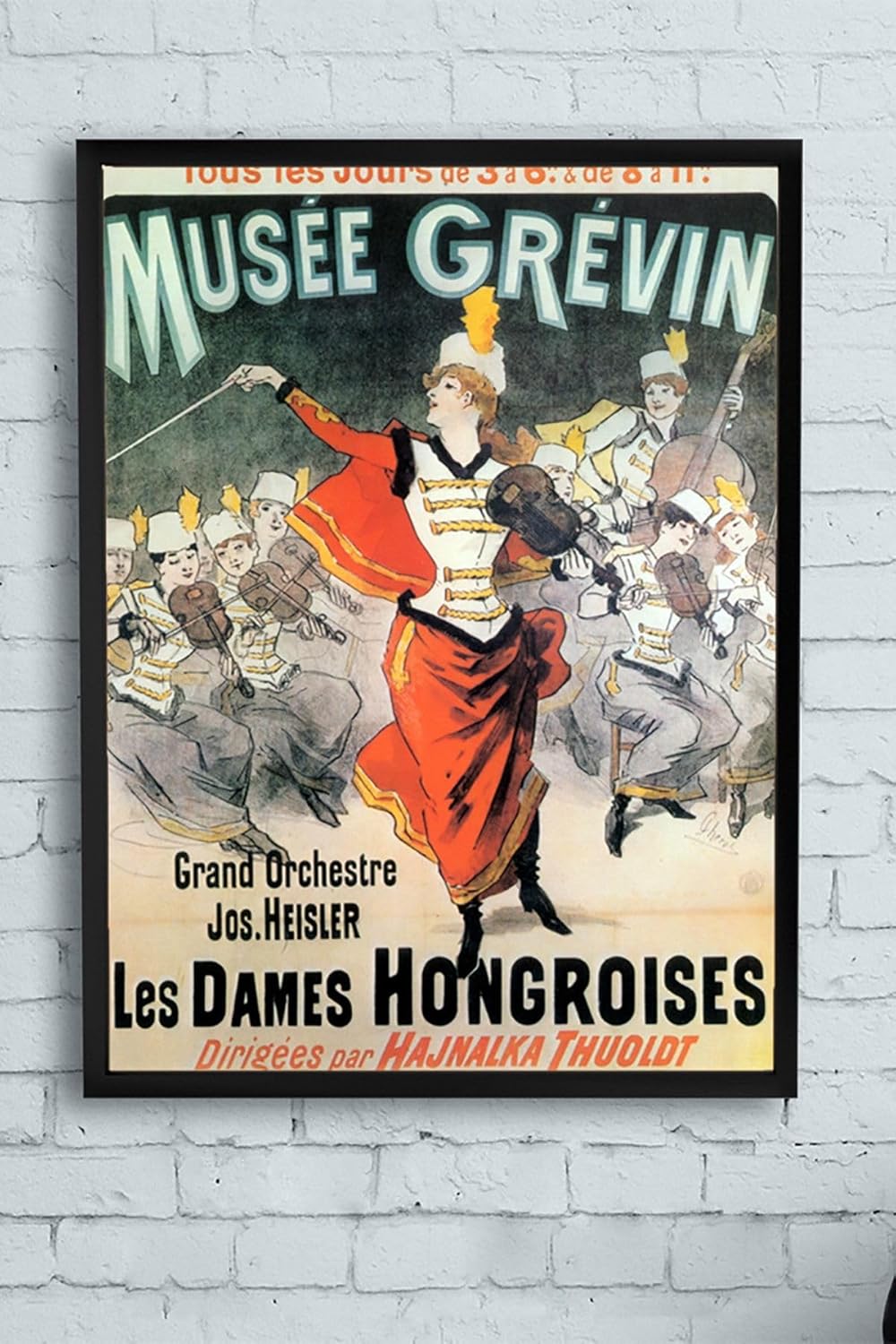 (pster12790) Musee Grevin Çerçeveli Tablo (30 X 40cm)