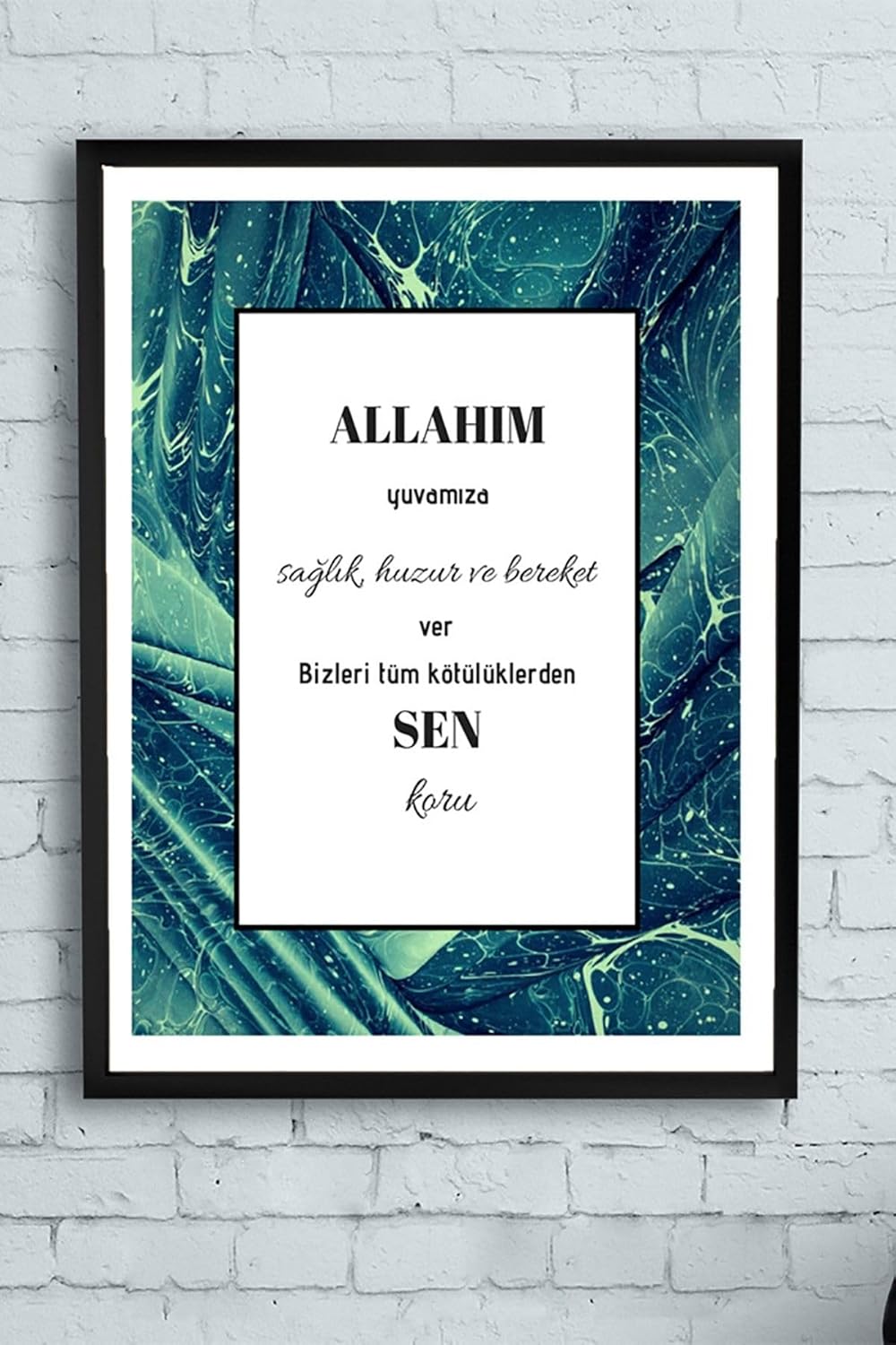 Alternative view of (pster10673) Dua Dini Çerçeveli Tablo (30 X 40cm)