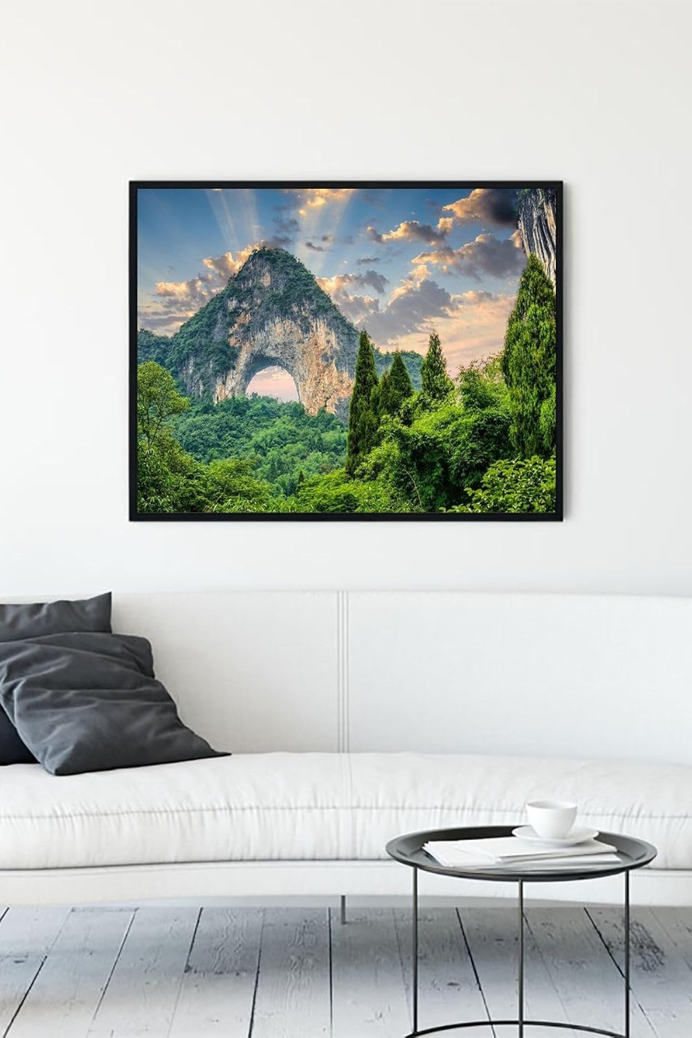 (pster10797) Dağ Doğa Manzara Çerçeveli Tablo 4 (21x30cm)