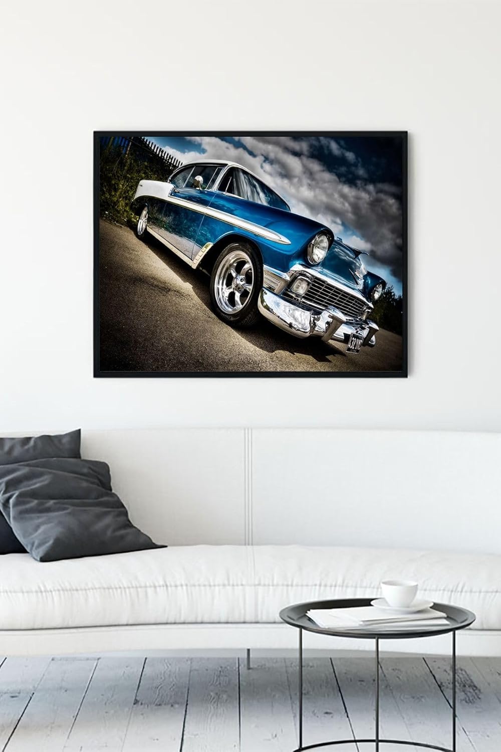 (pster11735) Klasik Araba Çerçeveli Tablo (40x50cm)