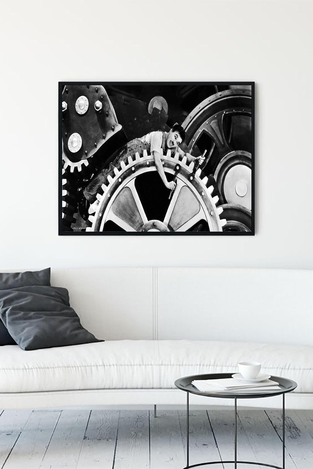 (pster10499) Modern Times - Asri Zamanlar Film Afişi Çerçeveli Tablo 4 (40x50cm)