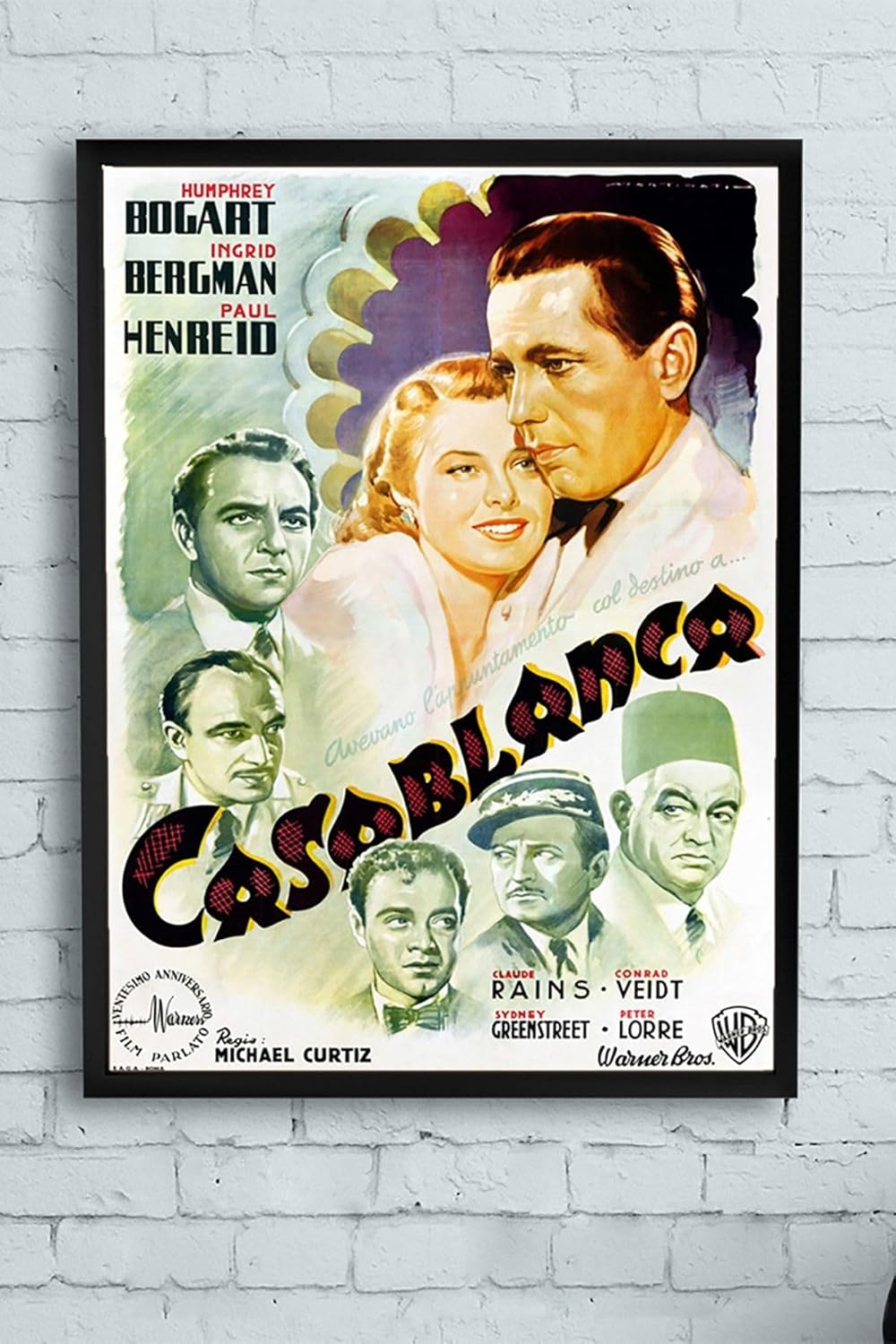 Alternative view of (pster10403) Casablanca Film Afişi Çerçeveli Tablo 3 (40x50cm)