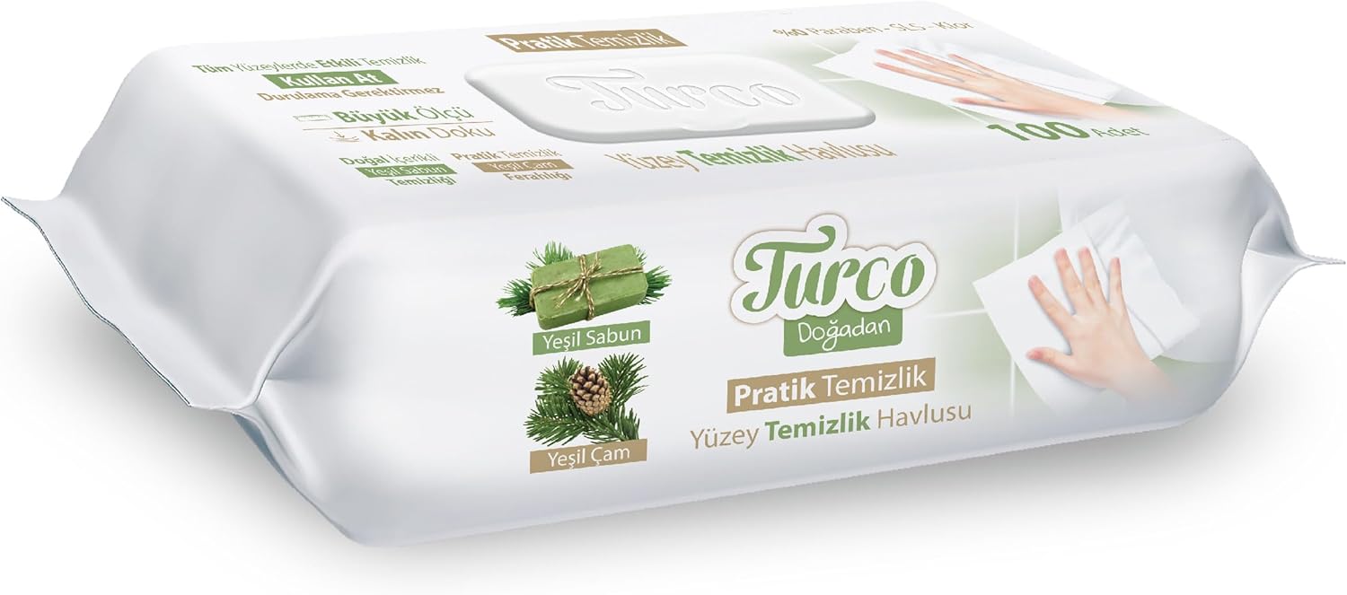 Alternative view of turco doğadan pratik temizlik Turco Doğadan Pratik Yüzey Temizlik Havlusu 100 Yaprak