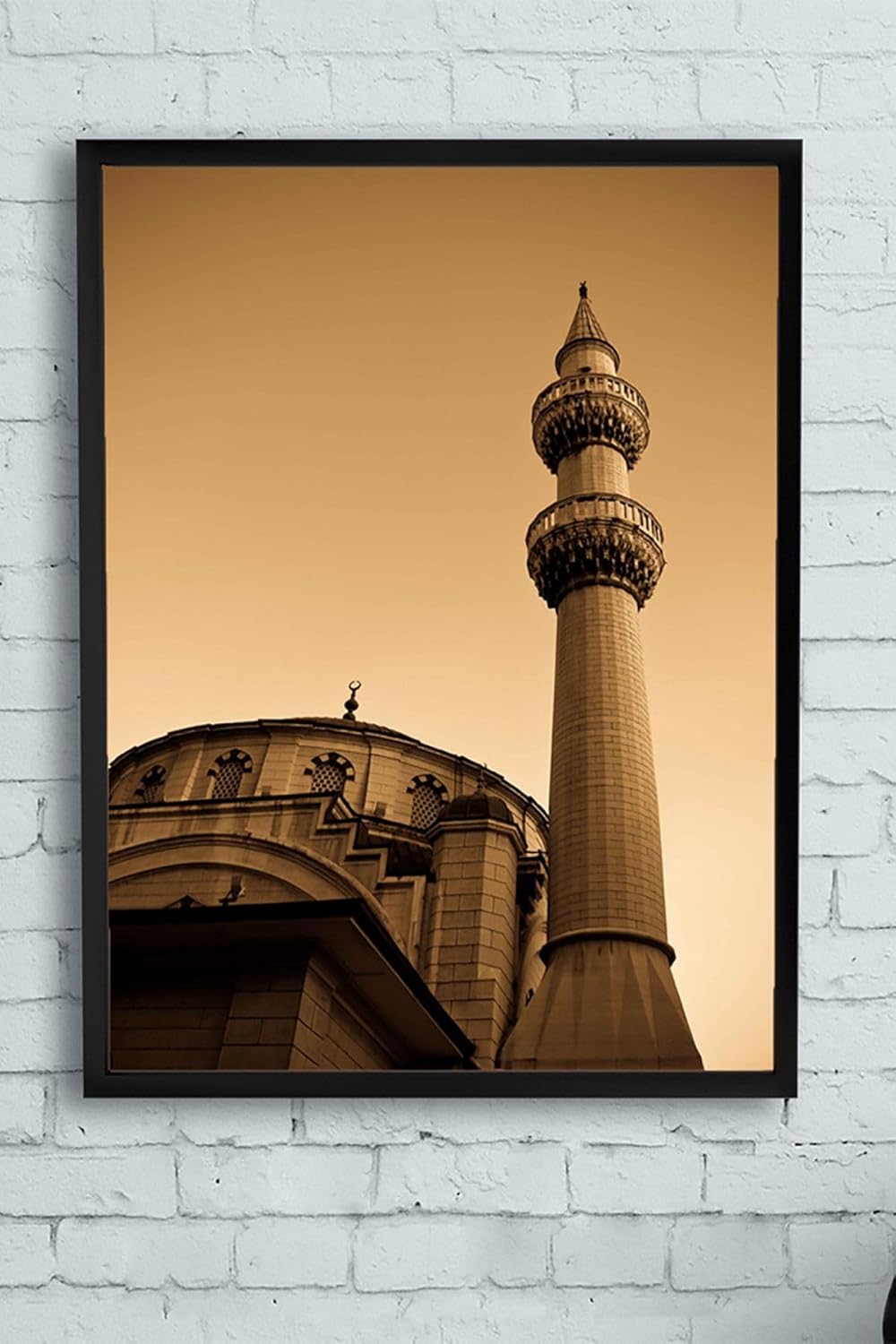 Alternative view of (pster10361) Camii Kutsal Mekan Çerçeveli Tablo 3 (30 X 40cm)