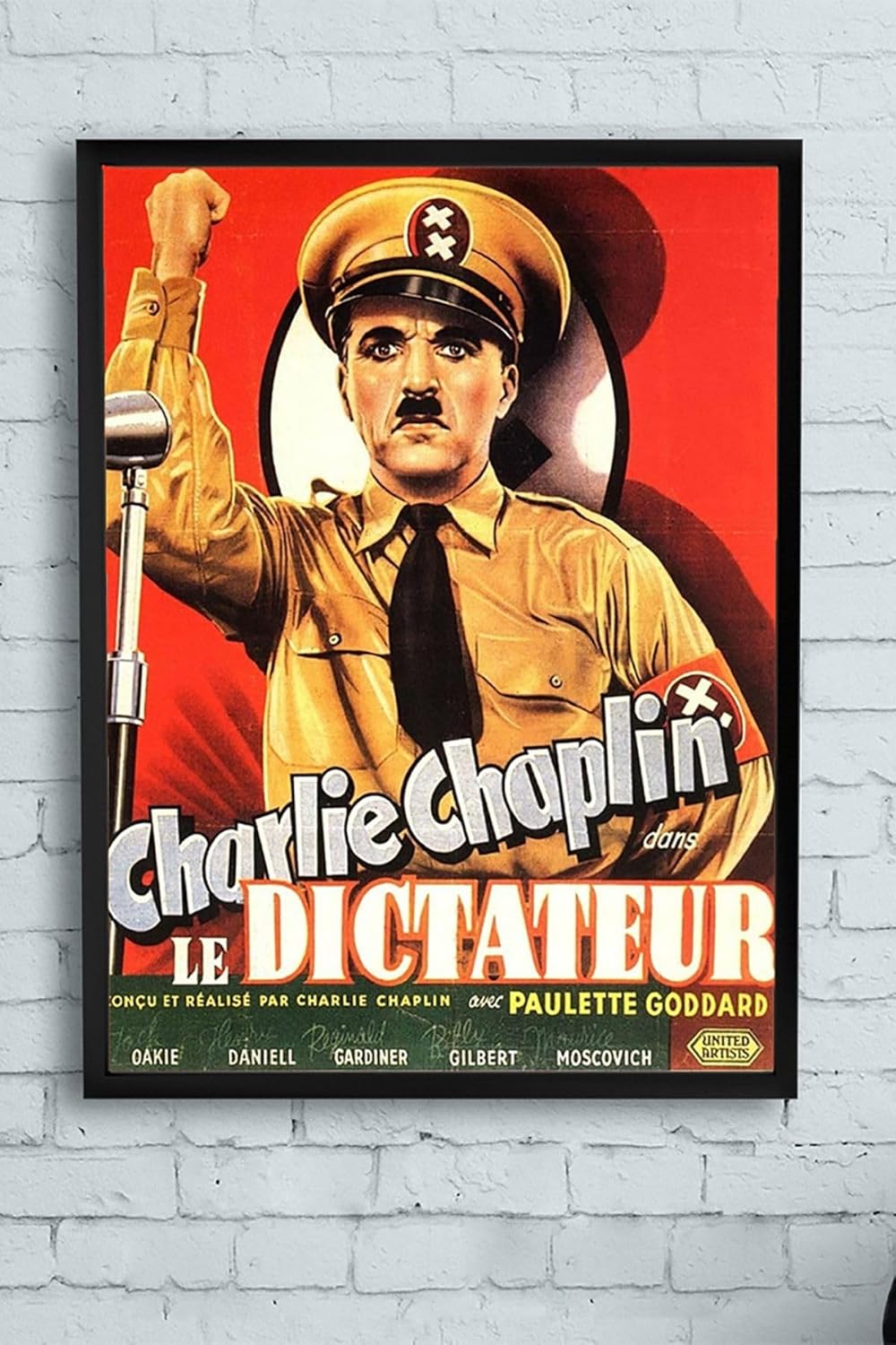 (pster10650) The Dictator-büyük Diktatör Film Afişi Çerçeveli Tablo (21x30cm)