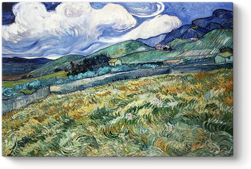 Vincent van Gogh - Saint Remy Manzara Tablosu 125 x 80 - Görsel 4