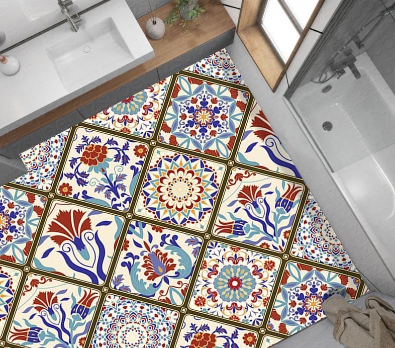 Yer Kaplama Zemin Kaplama Folyosu 65x130 cm Turkish Style