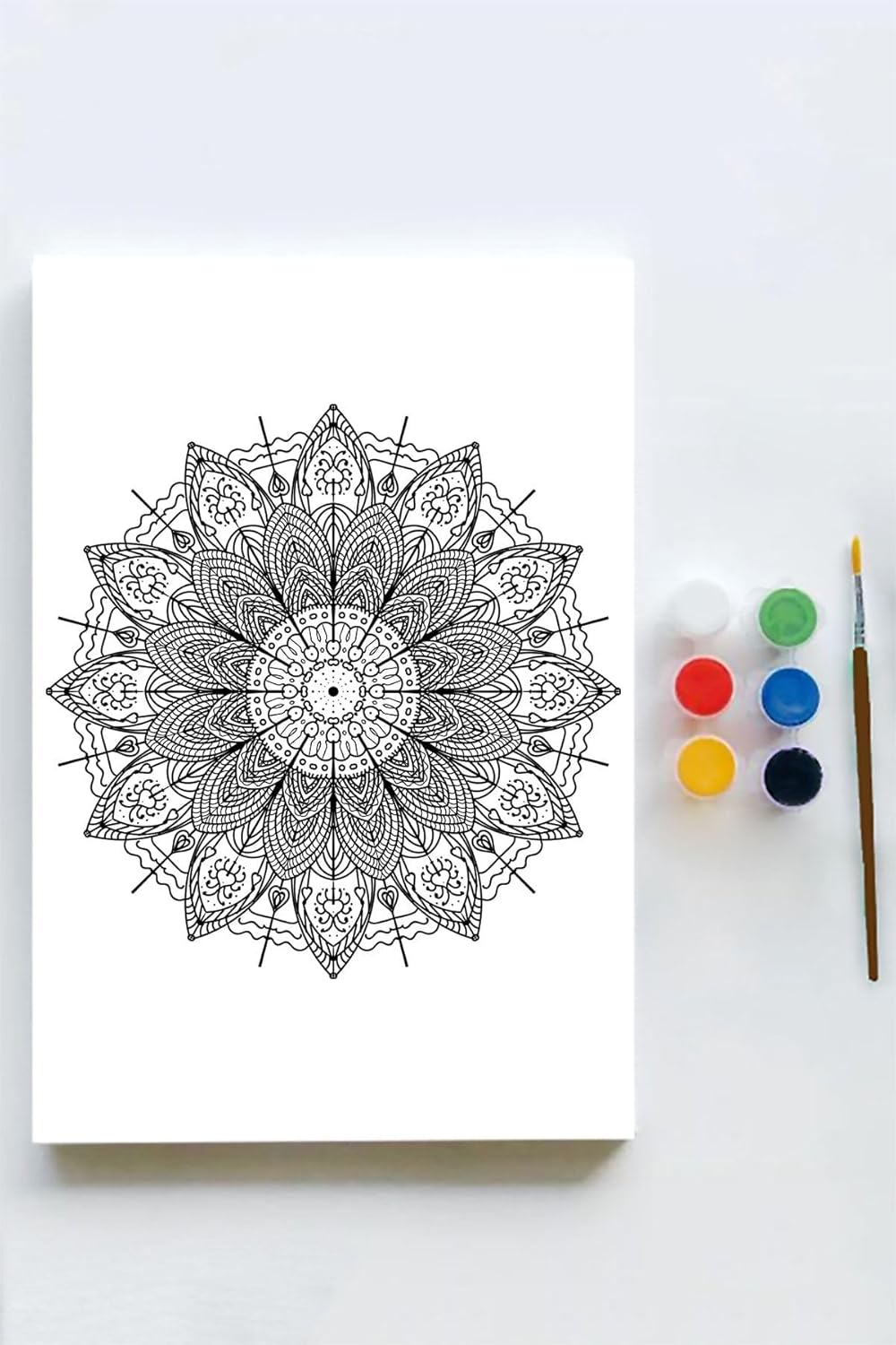 Alternative view of (pster21575) Mandala Tuval Kanvas Tablo Boyama Hobi Seti 13 (40x60cm)