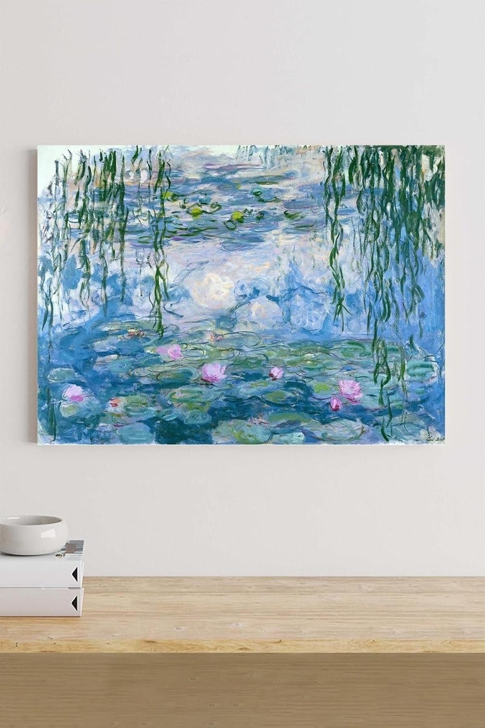 Alternative view of (pster19159) Water Lilies - Nilüferler-claude Sanatsal Kanvas Tablo 40 x 60