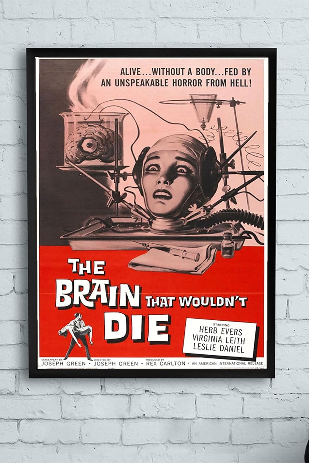 (pster10310) Brain That Wouldnt Die Bilimsel Çerçeveli Tablo (50x70cm)