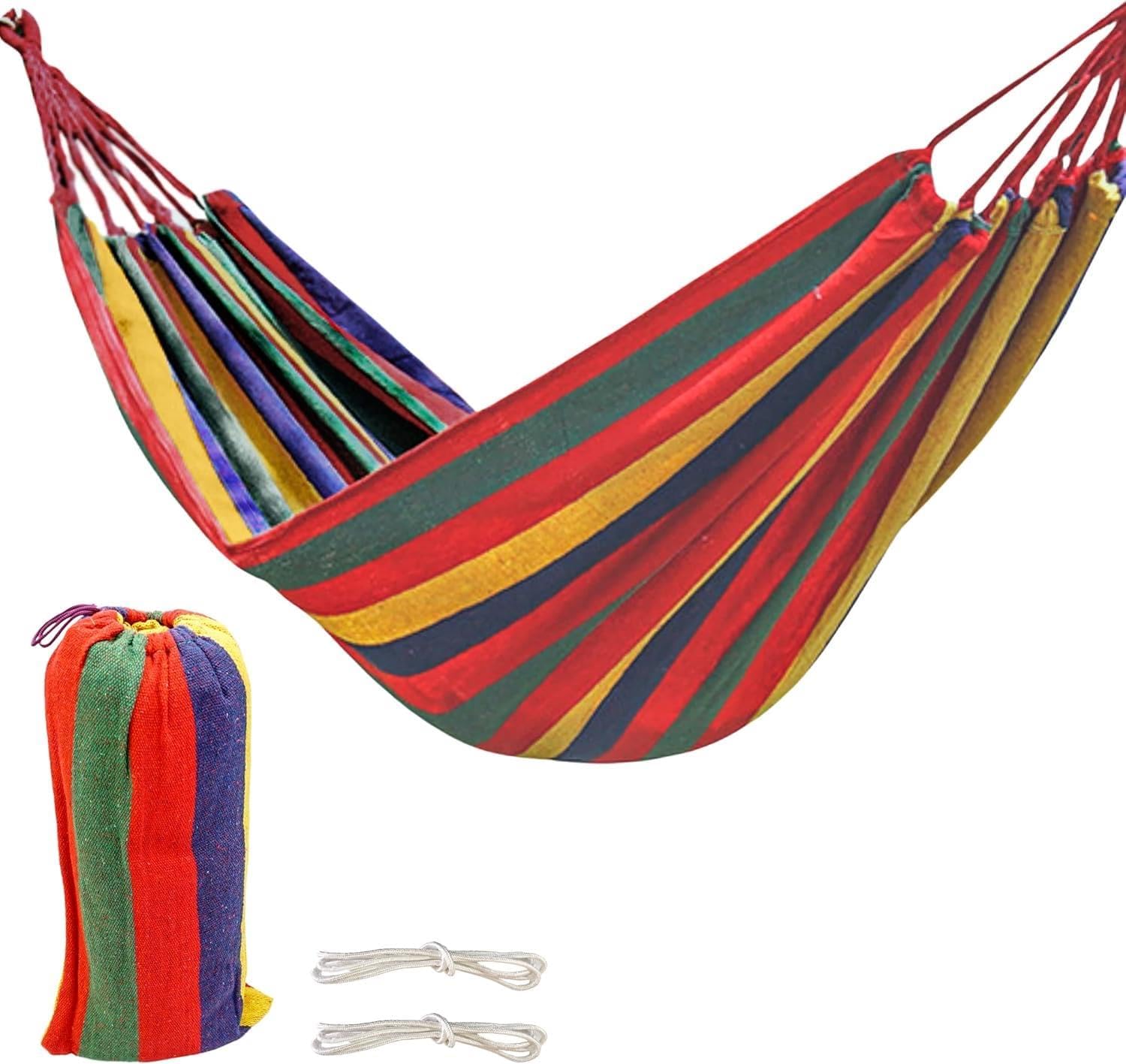 Tek Kişilik 240x80cm Çantalı Kanvas Hamak Çantalı