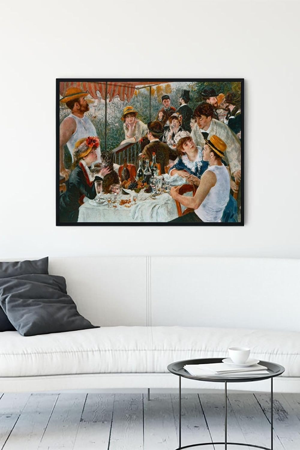 Alternative view of (pster13109) Renoir - Tekne Gezisinde Öğle Yemeği Sanatsal Çerçeveli Tablo (30 X 40cm)