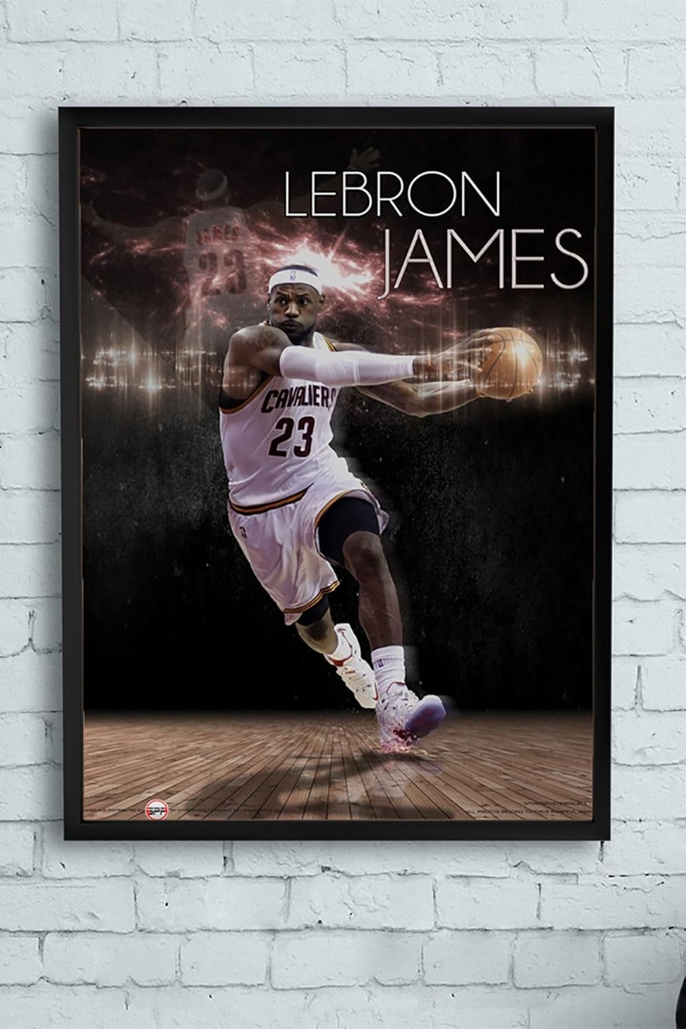 Alternative view of (pster11942) Lebron Basketbol Çerçeveli Tablo (30 X 40cm)