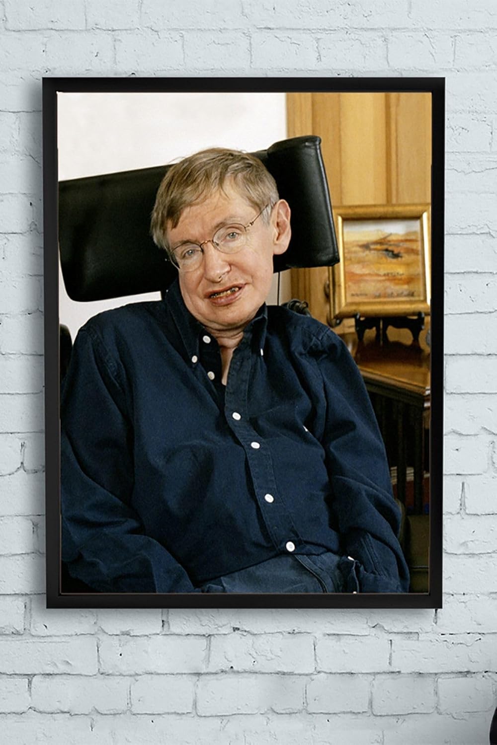 Alternative view of (pster13387) Stephen Hawking Bilimsel Çerçeveli Tablo 2 (30 X 40cm)