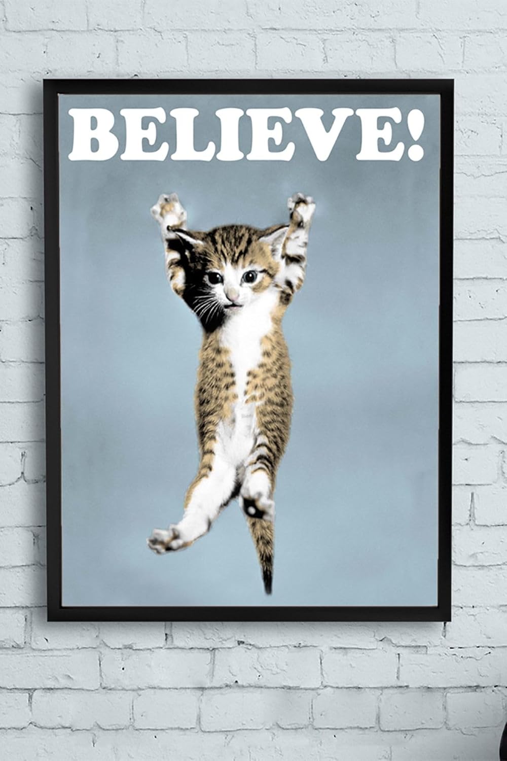 (pster10215) Cat Hayvan Çerçeveli Tablo (30 X 40cm)