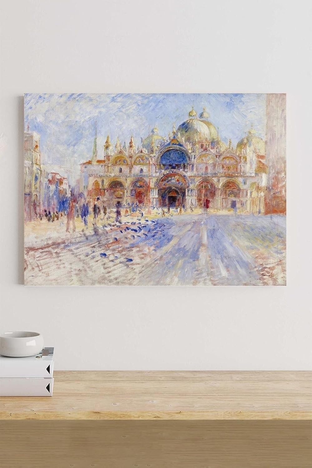 (pster19043) The Piazza San Marco - Auguste Renoir Sanatsal Kanvas Tablo 40 x 60