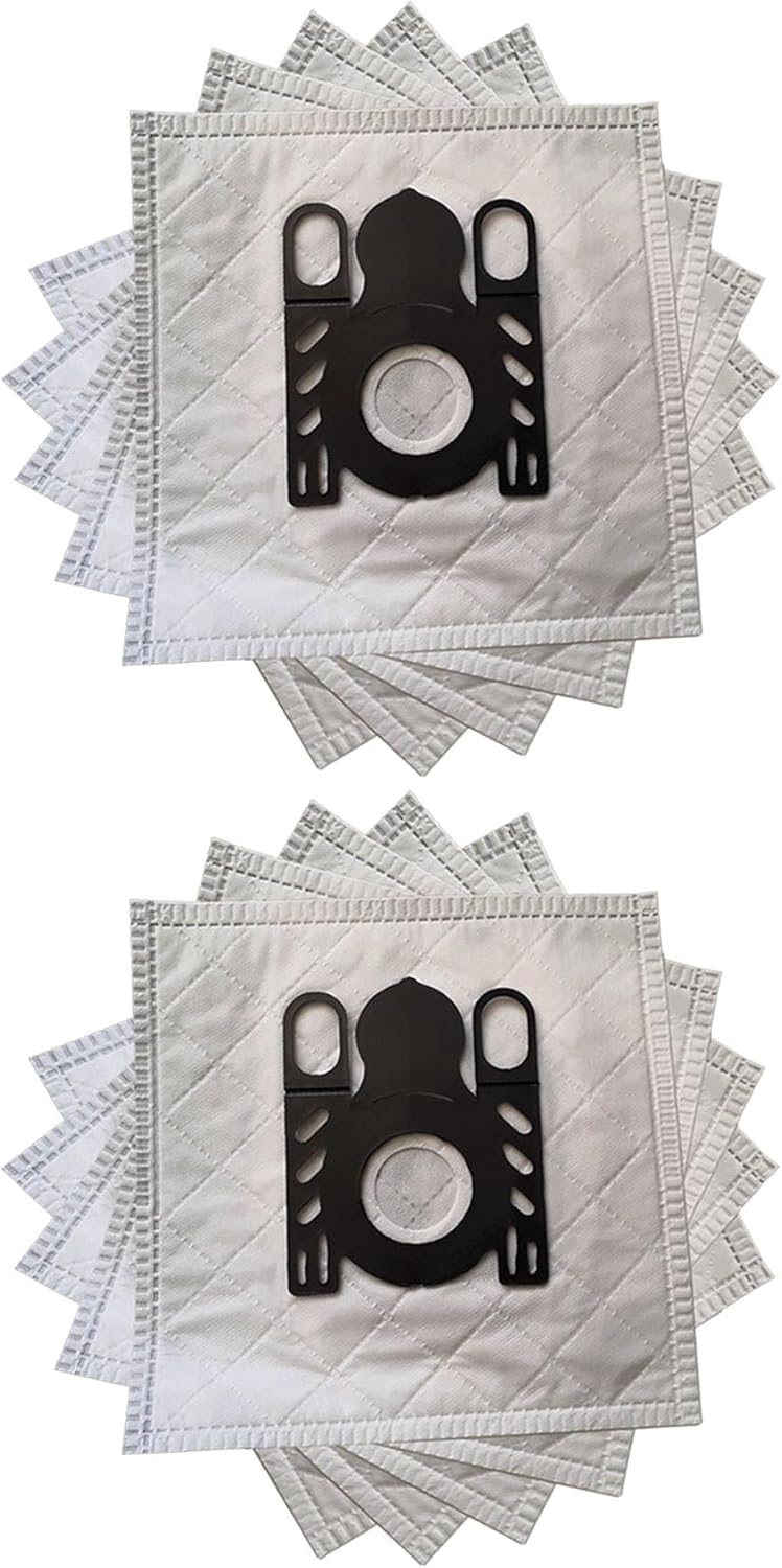 2xKangru Bez KD040 ile Uyumlu S 6800 Süpürge Toz Torbası 10 Adet Bez