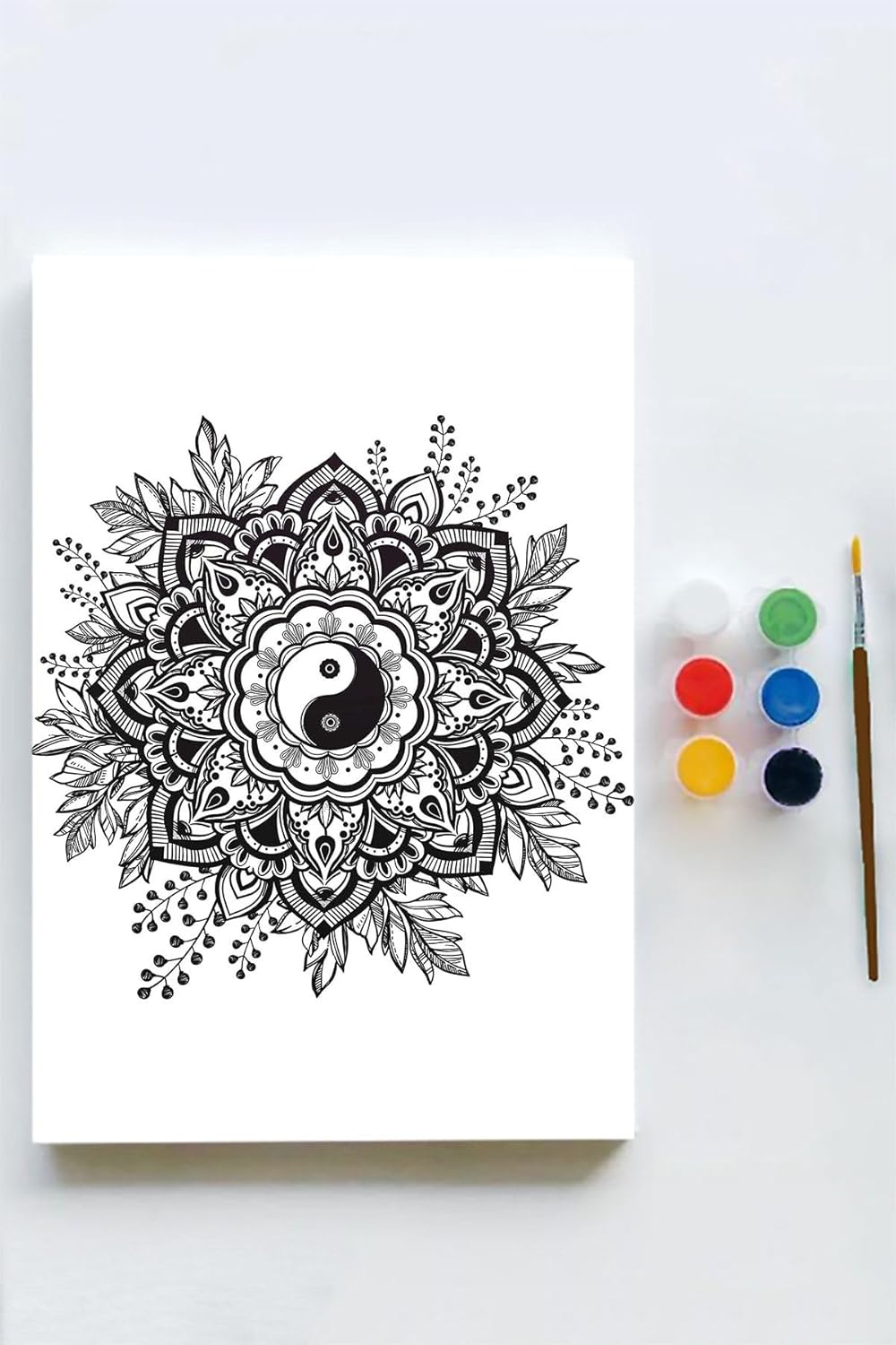 Alternative view of (pster21652) Mandala Tuval Kanvas Tablo Boyama Hobi Seti 2 (40x60cm)