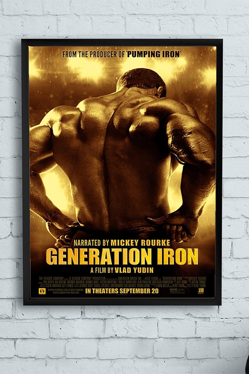Alternative view of (pster11098) Generation Vücut Geliştirme Body Building Fitness Çerçeveli Tablo (30 X 40cm)