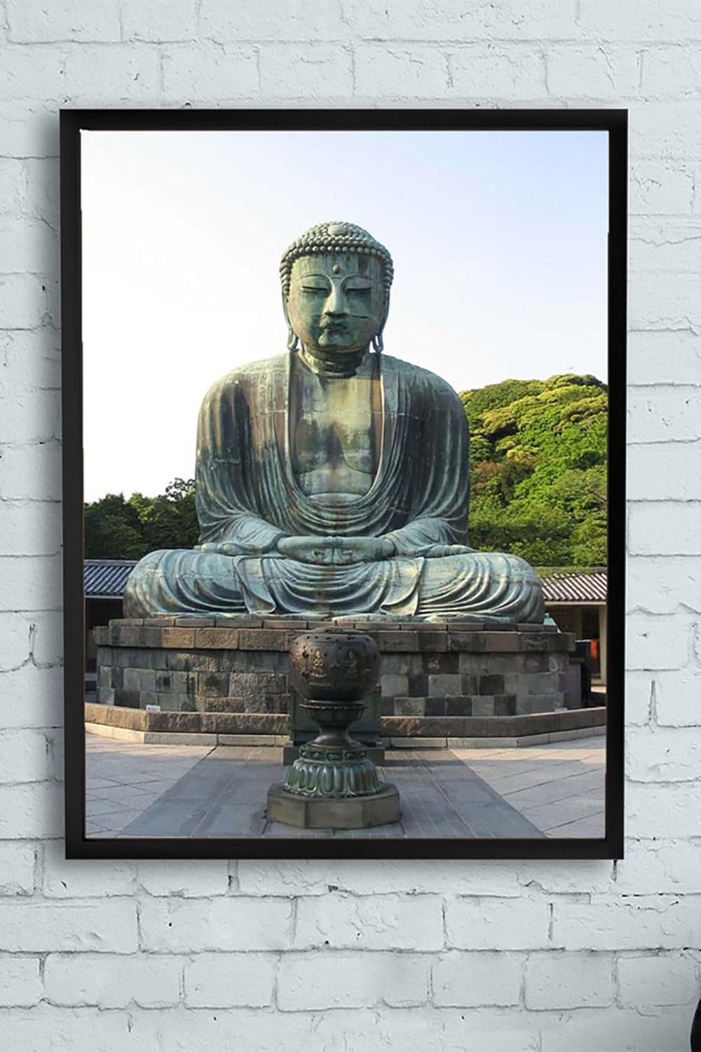 (pster11463) Büyük Kamakura Çerçeveli Tablo (50x70cm)