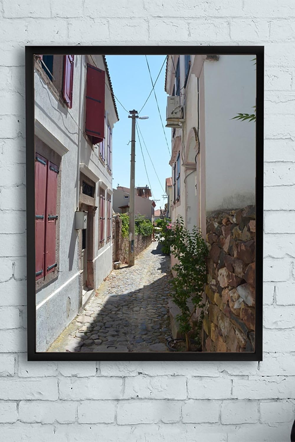 (pster10002) Ayvalık Manzara Çerçeveli Tablo (50x70cm)