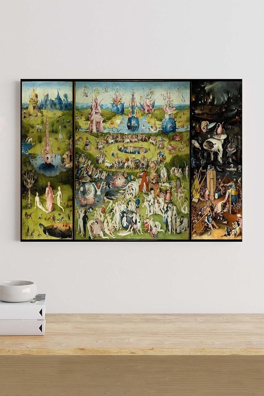 (pster19138) Dünyevi Zevkler - Hieronymus Sanatsal Kanvas Tablo 30 x 40