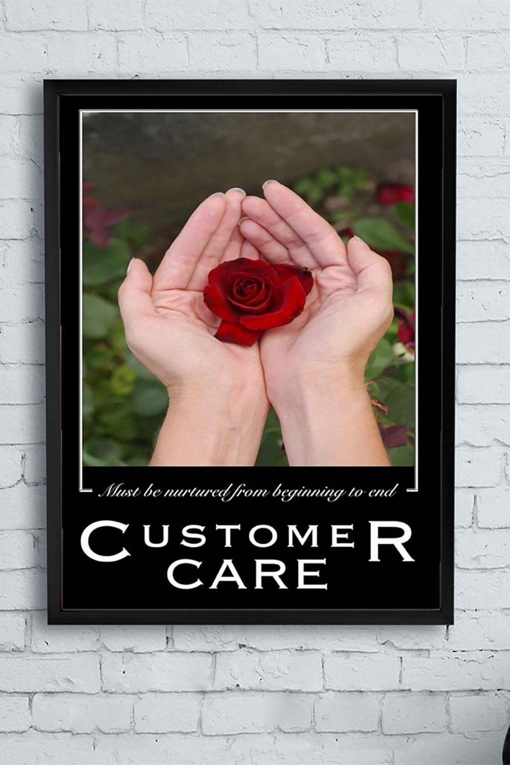 Alternative view of (pster10600) Customer Care Motivasyon Çerçeveli Tablo (30 X 40cm)