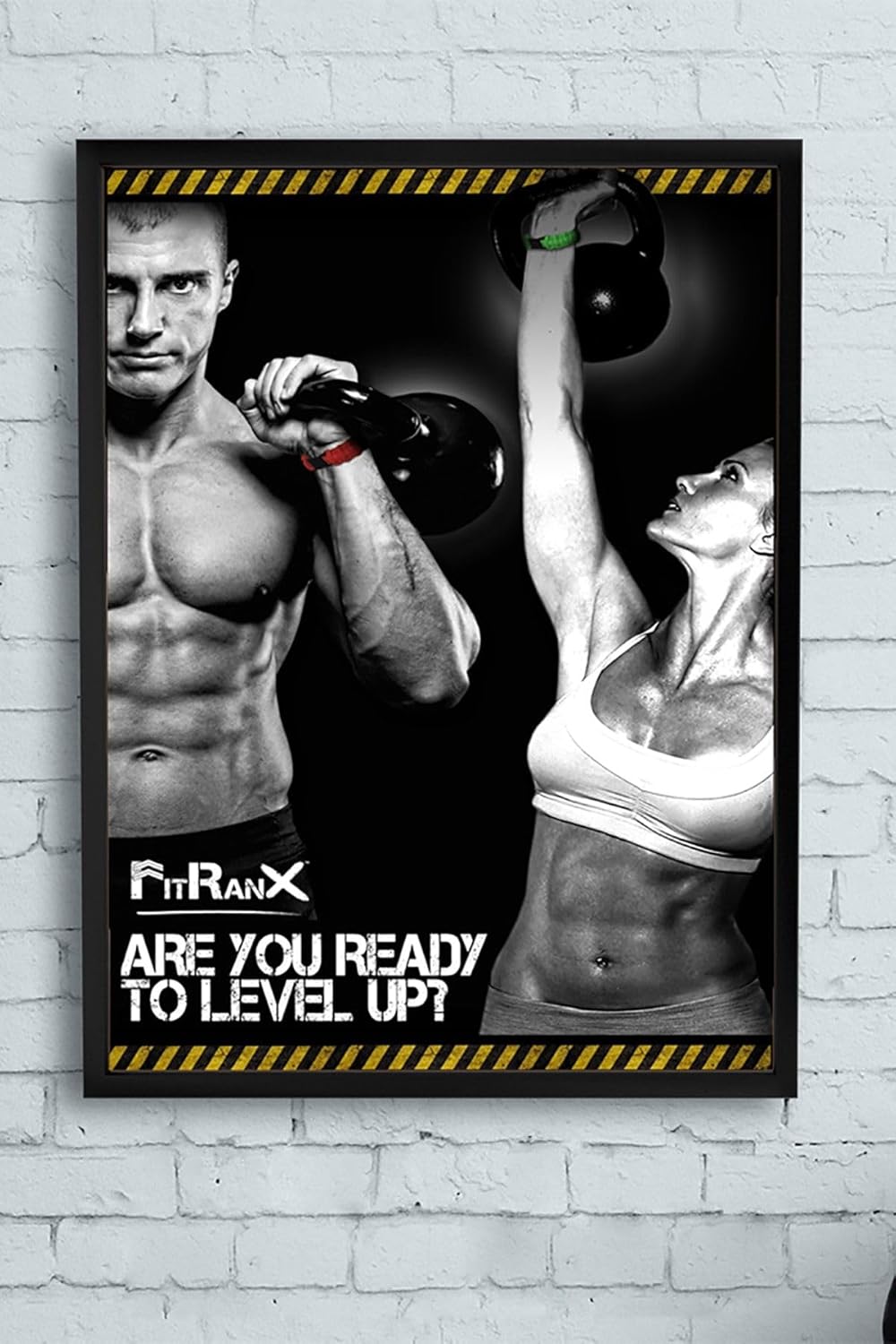 Alternative view of (pster11959) Level Up Vücut Geliştirme Body Building Fitness Çerçeveli Tablo (30 X 40cm)