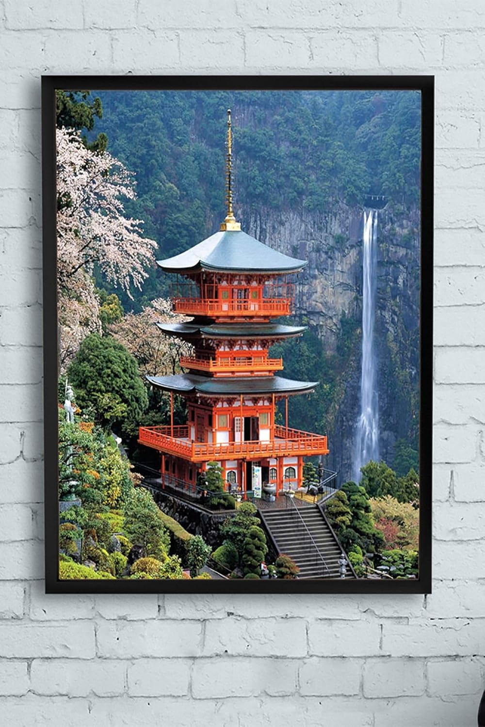 Alternative view of (pster11385) Japonya Manzara Çerçeveli Tablo 3 (40x50cm)