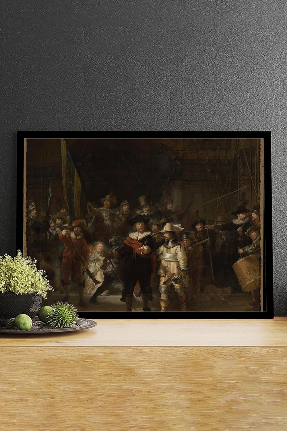 Alternative view of (pster14824) The Night - Rembrandt Sanatsal Çerçeveli Tablo 30 x 40