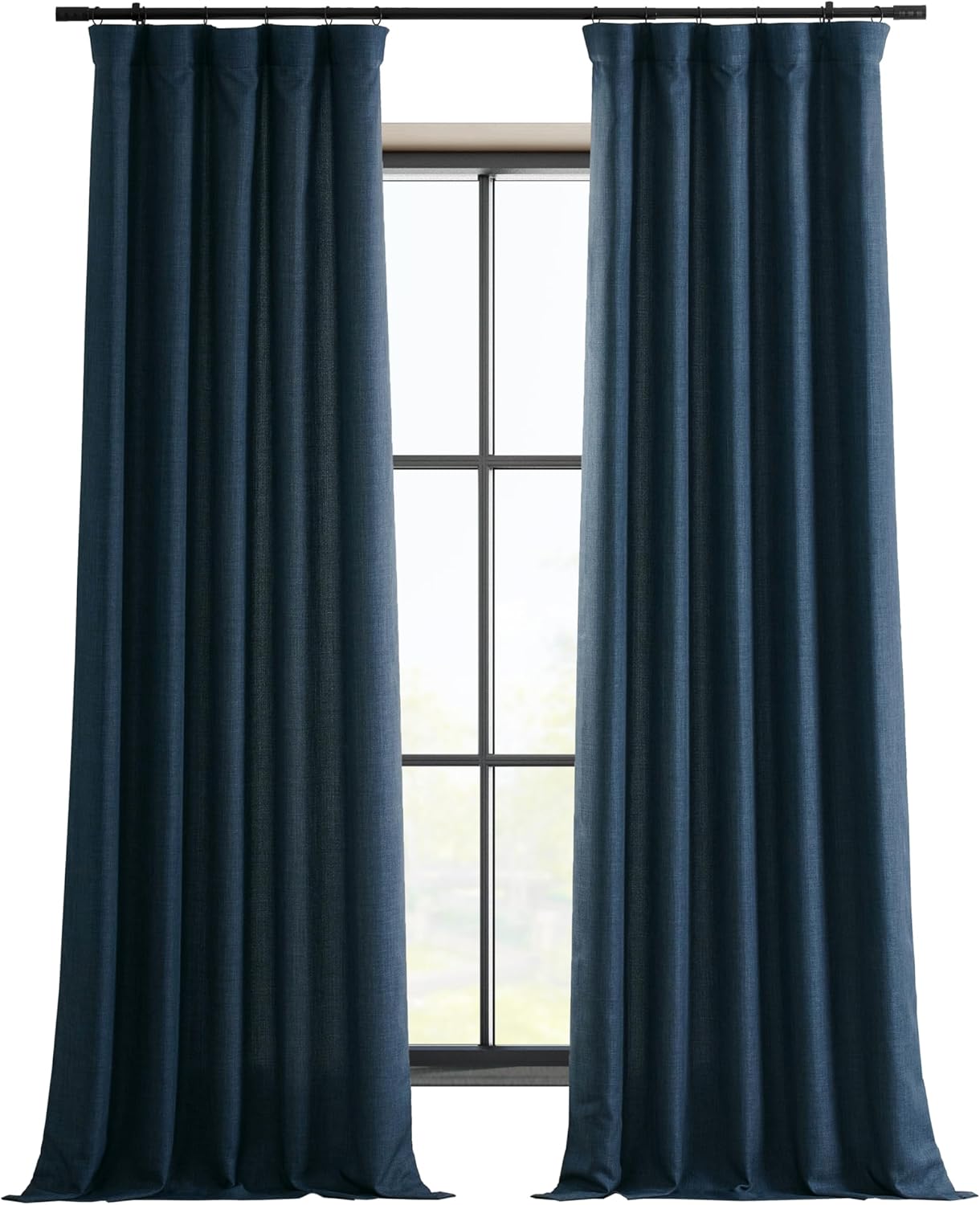 Price Drapes FLCH-FM20103-84 İtalyan Perde, 50 X 84, Çavuş Mavisi - Görsel 2
