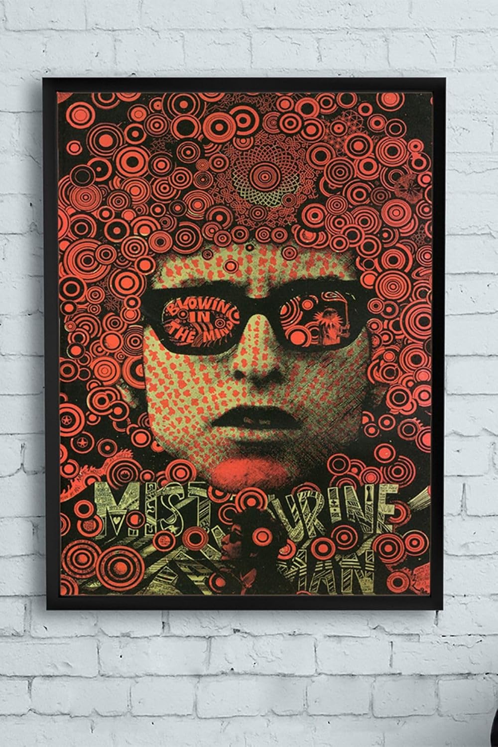 Alternative view of (pster10271) Bob Dylan Art Sanatsal Çerçeveli Tablo (30 X 40cm)