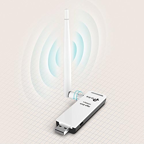 Alternative view of TL-WN722N, N150 Mbps Yüksek Kazanımlı Kablosuz USB Adaptör, 4dBi Ayrılabilir Anten