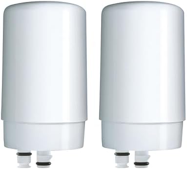 Alternative view of Brita Lavabo suyu filtreleme sistemi için musluk suyu filtresi, BPA içermez, kurşunu azaltır, dört ay veya 100 galon dayanır, 2 filtre içerir, beyaz