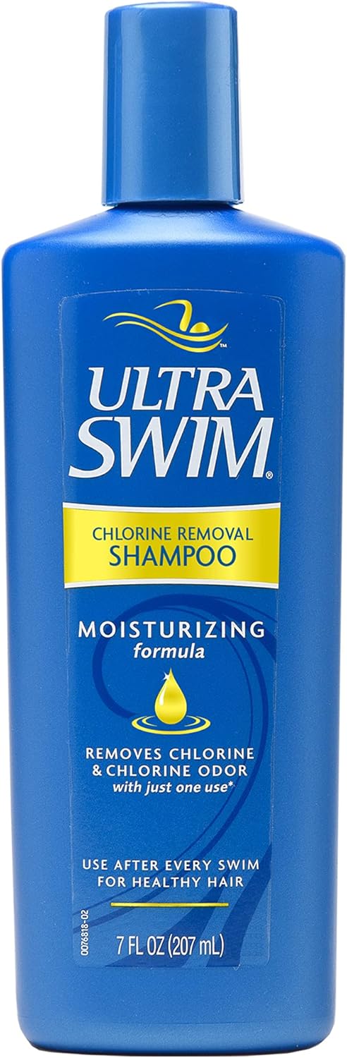UltraSwim Klor Temizleme Şampuanı, Nemlendirici Formula 7 oz (Ambalaj değişebilir), Mavi