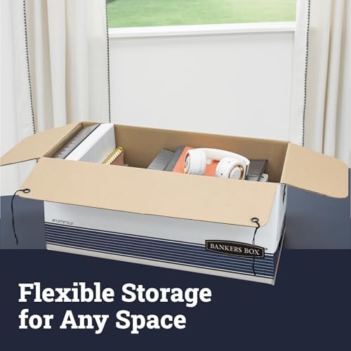 Alternative view of Box STOR/File Orta Hizmet Saklama Kutuları, FastFold, String ve Buton, Legal, of 12 (00705)