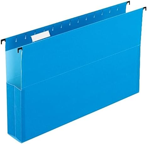 Alternative view of SureHook Güçlendirilmiş Askılı Kutu Dosyası, 2 inç, Yasal, Mavi, 1/5 Kesim, Kutu başına 25 (59302EE)