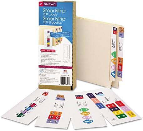 Smartstrip Etiketleri, Dolum Paketi, Uç Sekme Etiketleri, Mürekkep Püskürtmeli Yazıcı (66006)