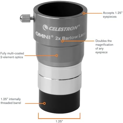 Alternative view of Barlow Lens 2X CL 93326