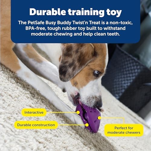 Alternative view of PetSafe Busy Buddy Twist 'n Treat Dağıtıcı Köpek Oyuncağı - Medium, Mor