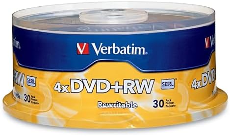 Alternative view of DVD + RW disk, 4.7 GB, 4 x, Spindle, 30/Paket