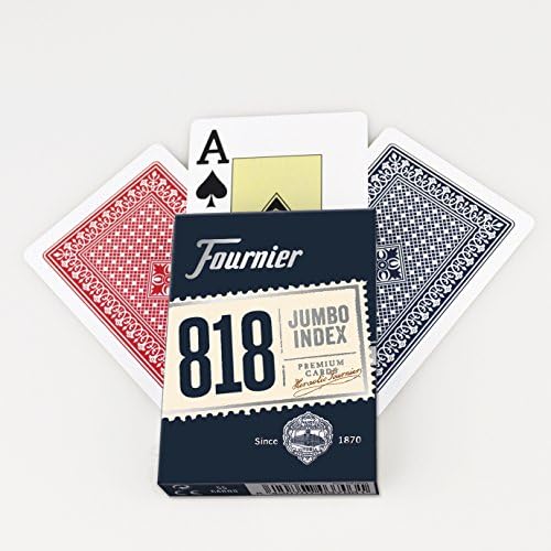 Alternative view of Fournier Poker Oyun Kartları Nº 818, Endeks, Kırmızı veya Mavi