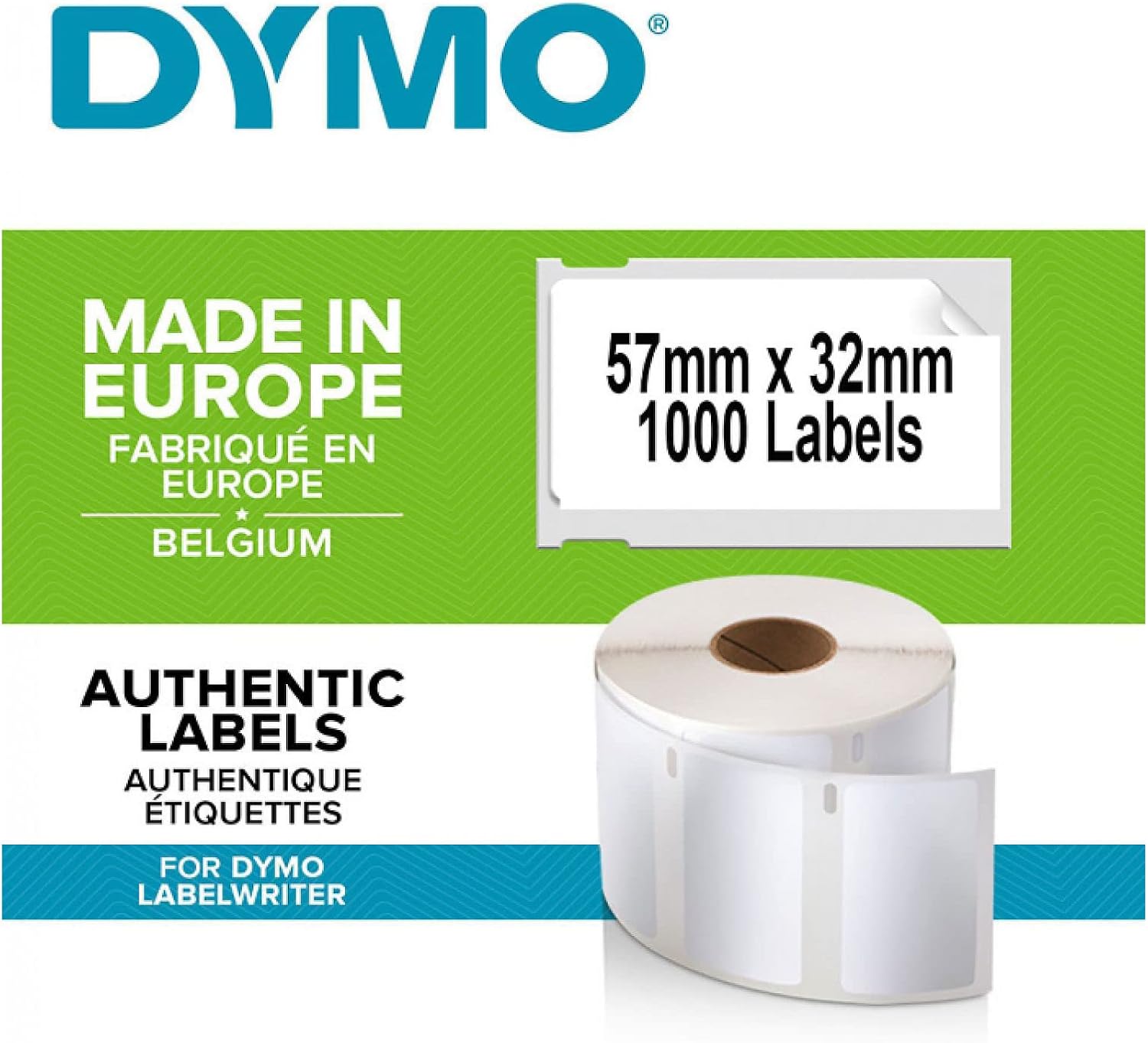 LW 1154 Etiket Muadil 32 mm x 57 mm 1000 Adet Etiket LW-450