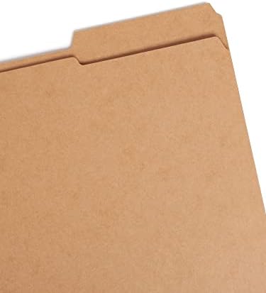 Dosya Klasörü, Güçlendirilmiş 2/5-Cut Tab Sağ Konum, Kılavuz Yüksekliği, Harf Boyutu,, Kutu başına 100 (10786)