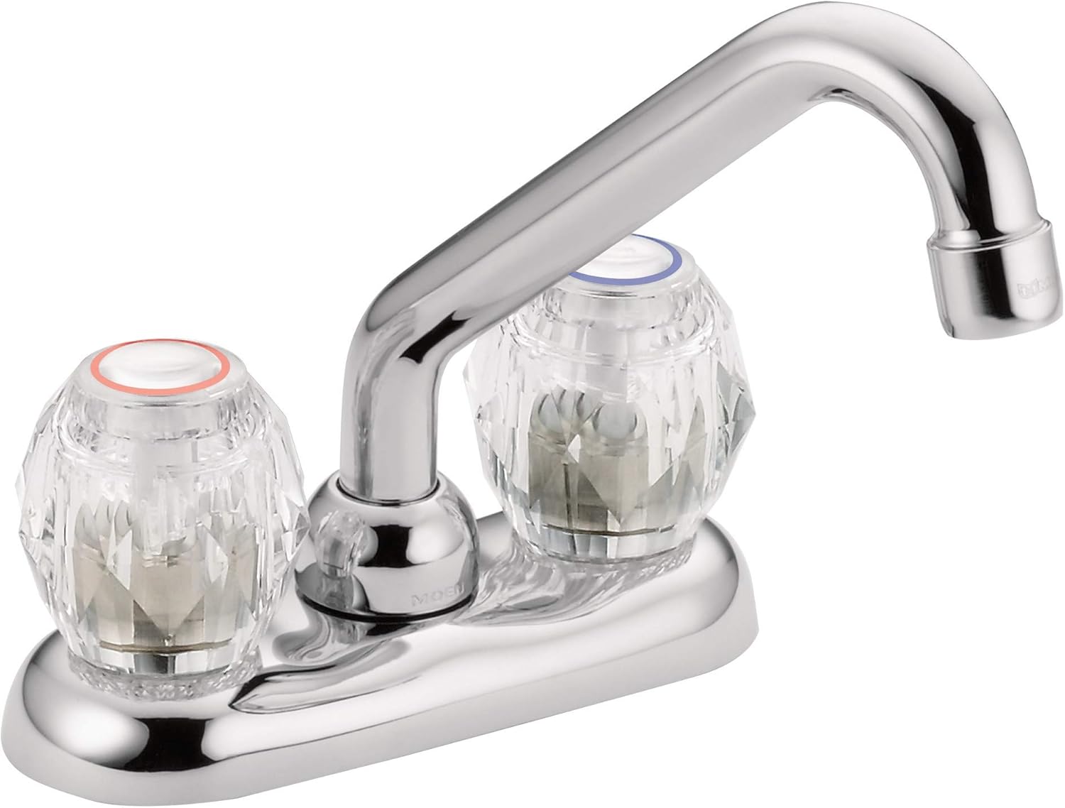 MOEN 4975 Krom İki Kulplu Çamaşır Bataryası, Tek Boyut