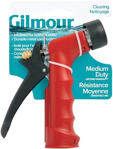 Gilmour 805722-1001 569249 İzoleli Kavrama Nozulu, Kırmızı
