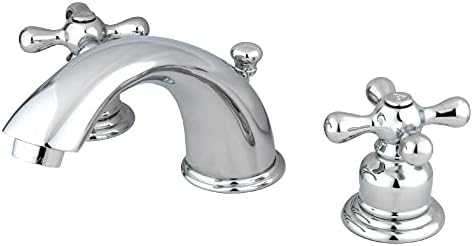 Alternative view of KB971 X Victorian Widerspread Lavatory musluk with Handle, cilalı krom by