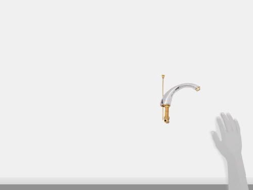 Alternative view of KB974AL Viktorya Dönemi Yaygın Metal Kollu Lavabo Bataryası, Cilalı Krom ve Cilalı Pirinç